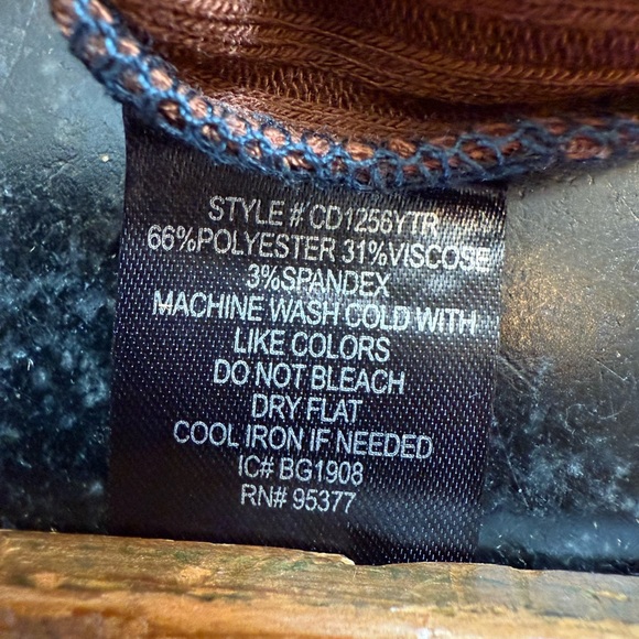 Sanctuary Striped Long Sleeve Dress, Brown, Teal and Black Size XS, NWT - Picture 7 of 7